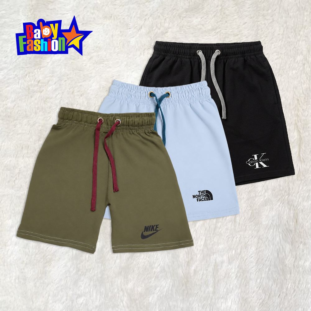 Kids' Sweat Shorts 3 pieces Combo Set